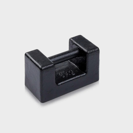 Cast iron rectangular test weights with bend handle for calibration