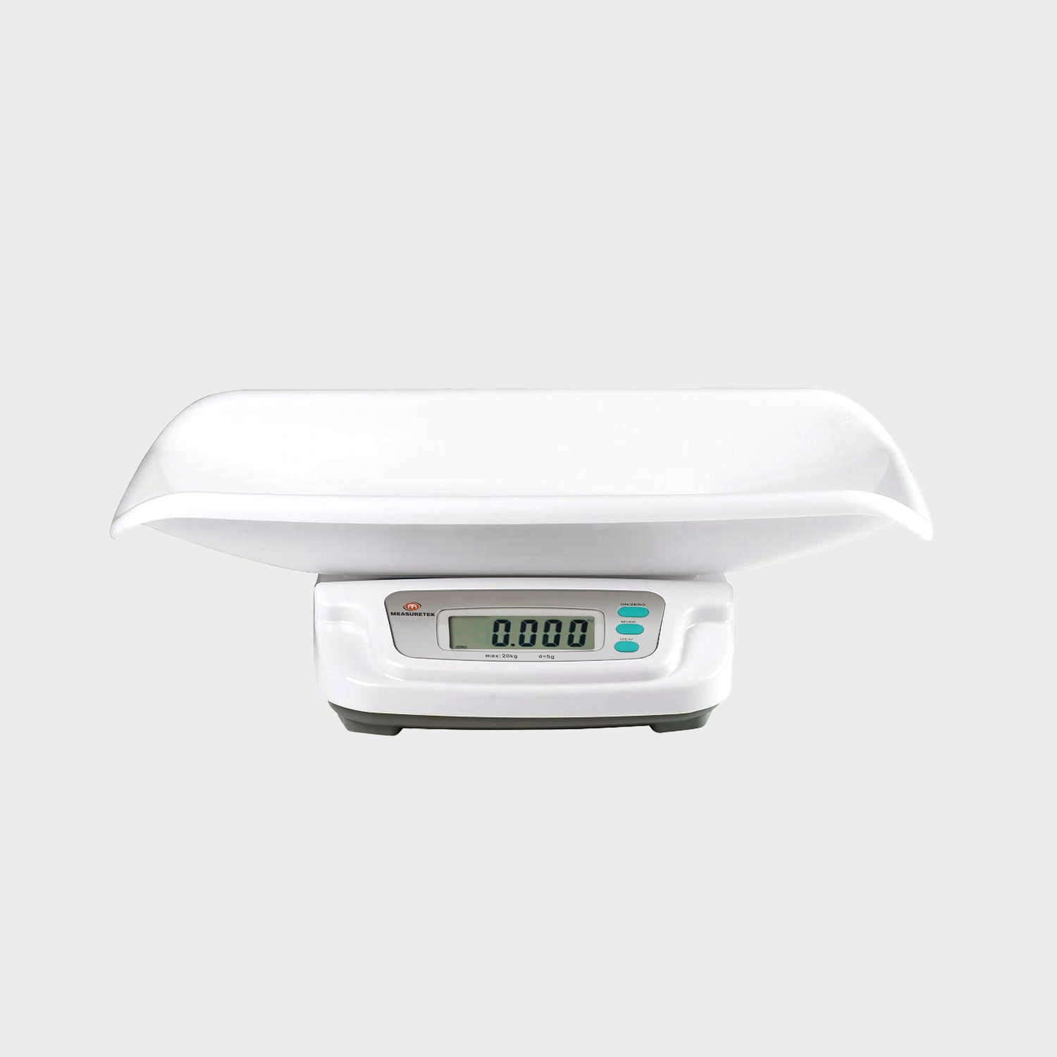 Easy-to-use ECB-B baby scale with three-button control (ON/ZERO, MODE, MEM)