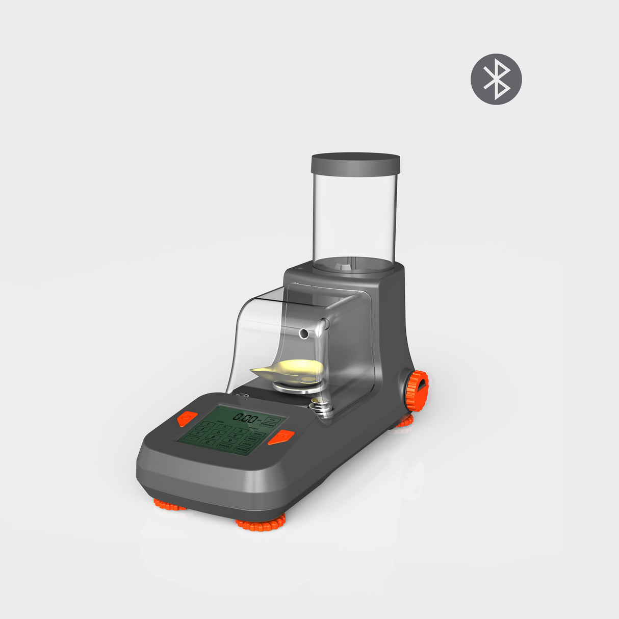 EGS Precision Powder Dispenser - 1500gr Capacity x 0.1gr Accuracy with Bluetooth Smart Calibration
