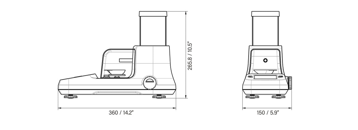 EGS Powder Measure-dimensions