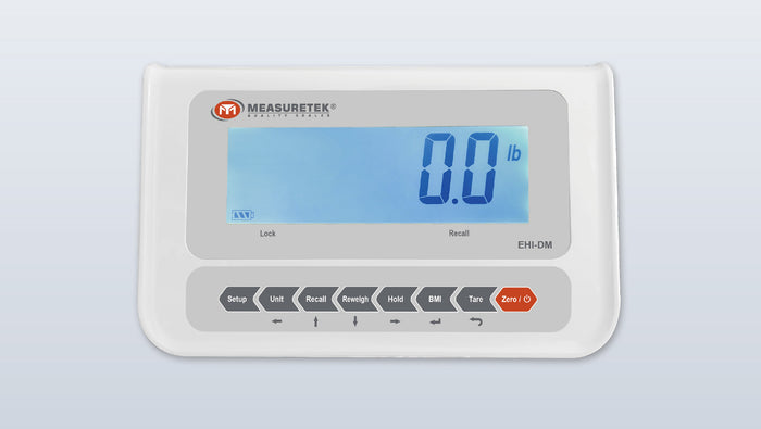 1.5" Large LCD display with white backlight for easy reading