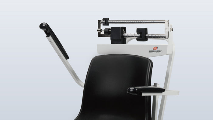 EH-MCS medical chair scale with bilateral liftable armrests for assisted patient transfers