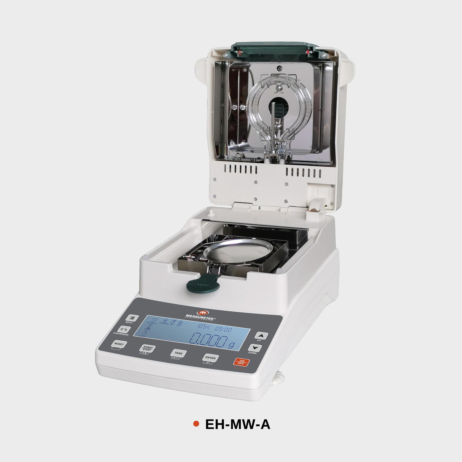 EH-MW Moisture Analyzer with Circular Halogen Lamp for Uniform Heating