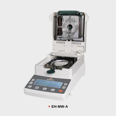 EH-MW Moisture Analyzer with Circular Halogen Lamp for Uniform Heating