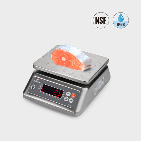 EH-SS NSF-Certified IP68 Waterproof Scale – Stainless Steel upper housing for Food Industry
