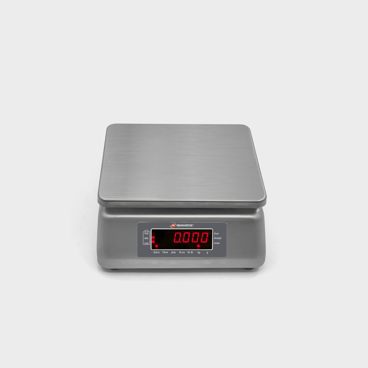 The rear LED display makes it easy for customers to read data.