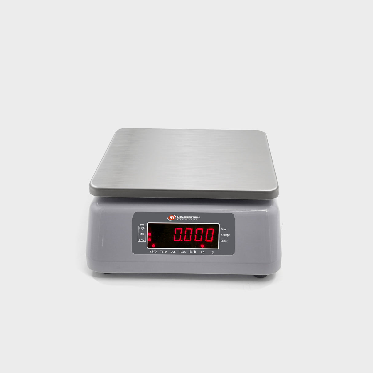 The rear LED display is available for customer's view