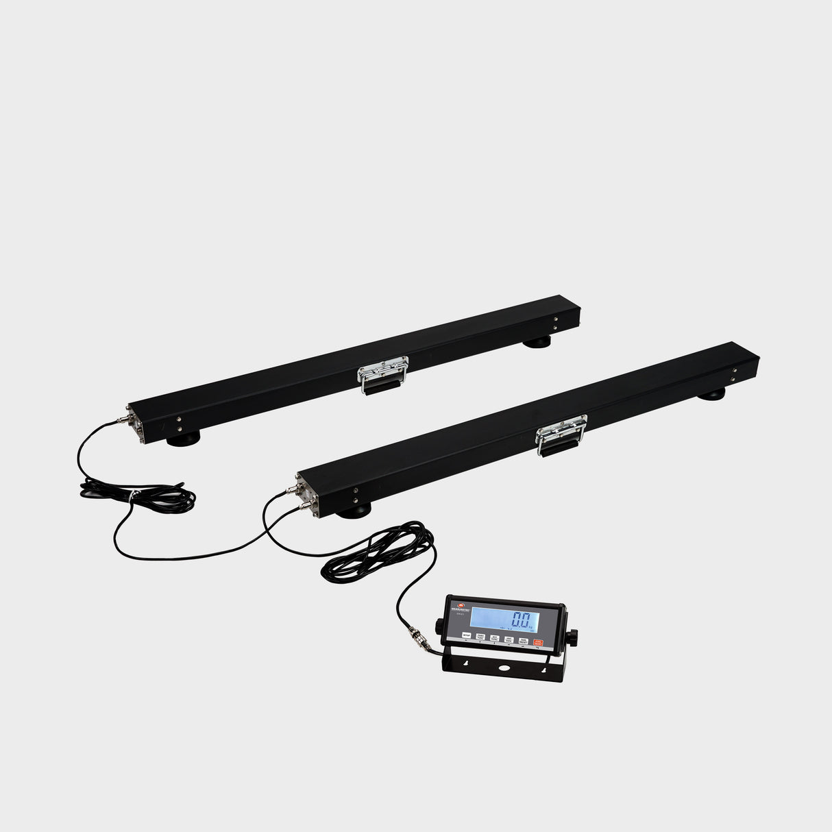 Heavy-duty weigh beams with carry handles & 15ft cable for remote display
