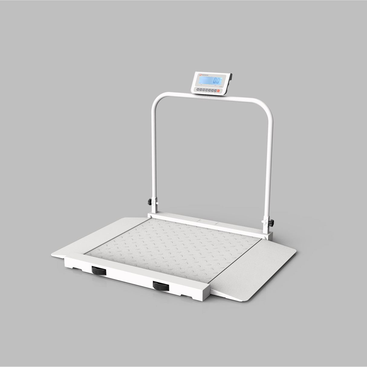 EH-WD foldable wheelchair scale with ramps and handrails for medical use