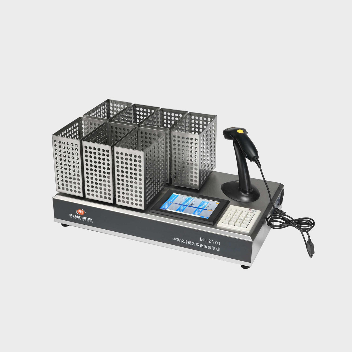 Pharmaceutical-grade stainless steel weighing scale with high-precision load cells