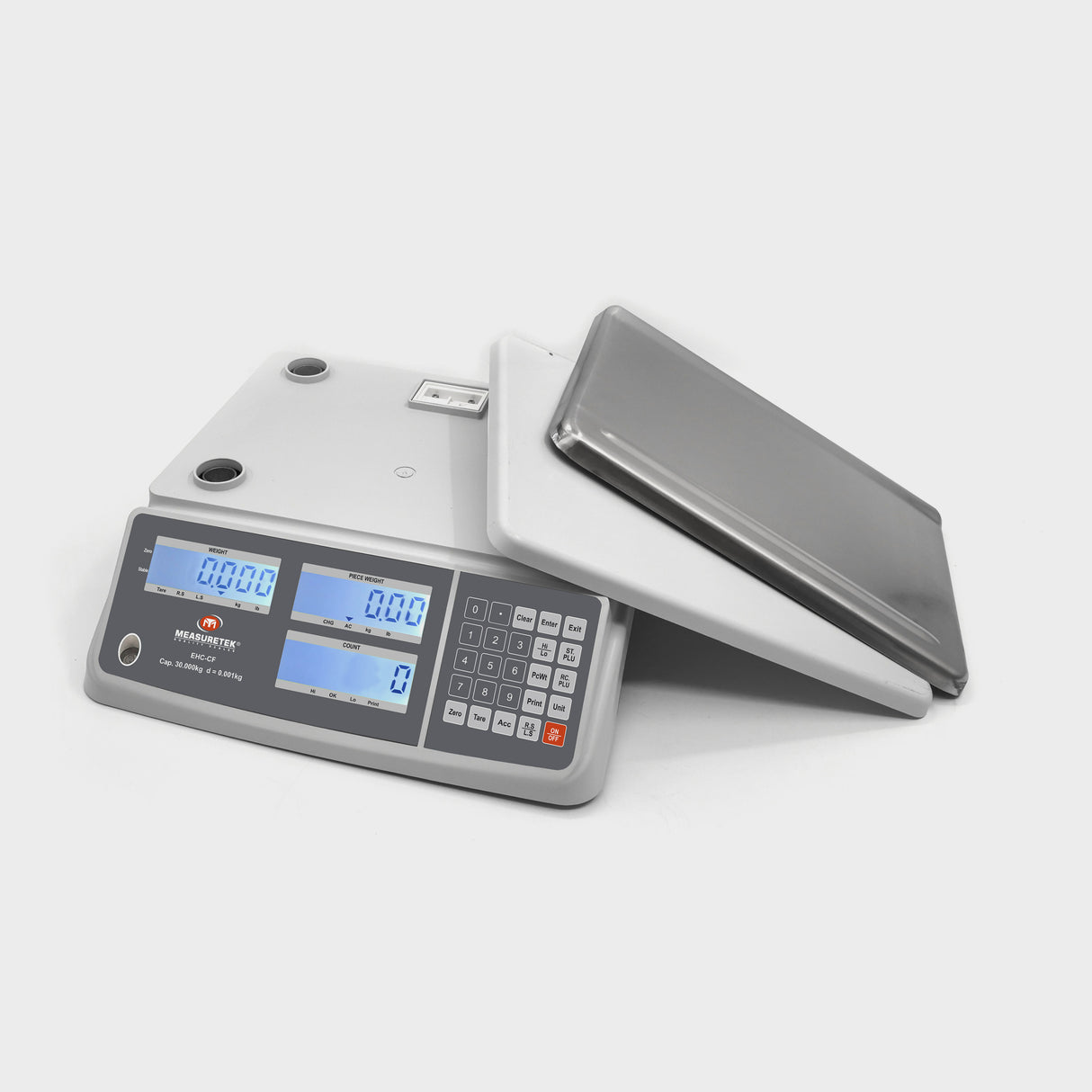 Heavy-Duty EHC-CF Counting Scale - Cast Aluminum Frame, 60kg Capacity