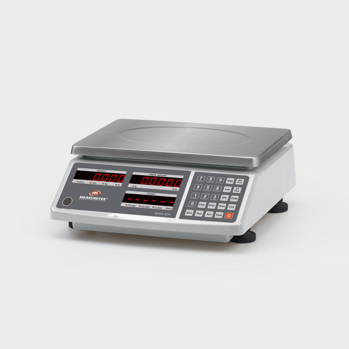 EHC-CH High-Precision Counting Scale - Industrial ABS Enclosure & Stainless Steel Platter