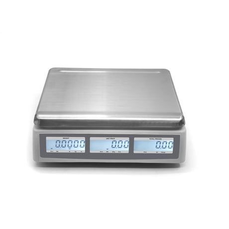 Dual backlit LCD - Simultaneous weight / price display for operator & customer