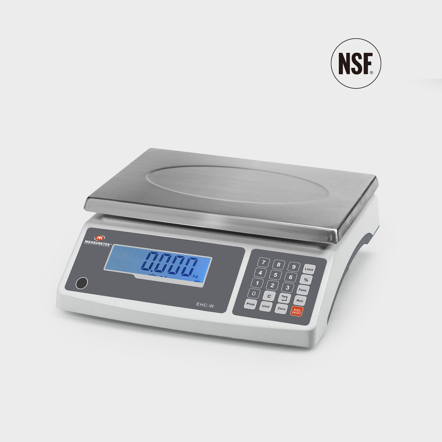 NSF Certified EHC-W Digital Bench Scale – High Precision Weighing
