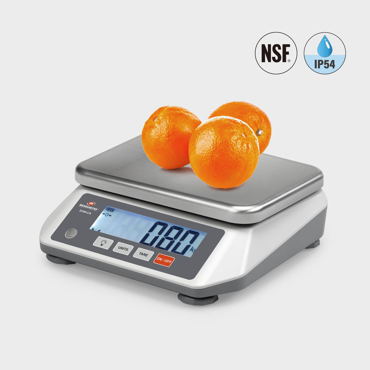 EHW-CA NSF Approved Bench Scale - IP54 Waterproof for Commercial Kitchens