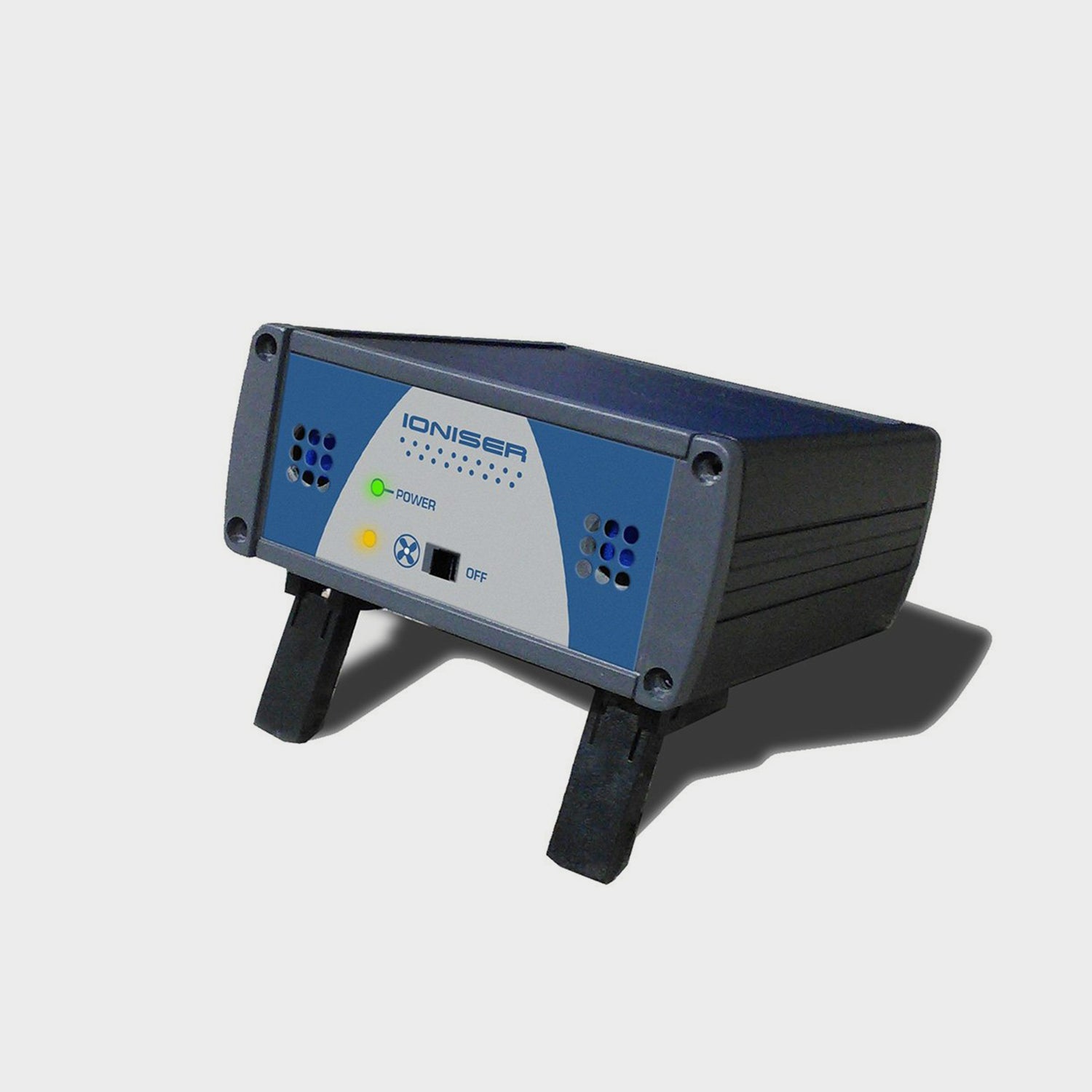 ION-A15 laboratory ionizer removing static from plastic samples before weighing