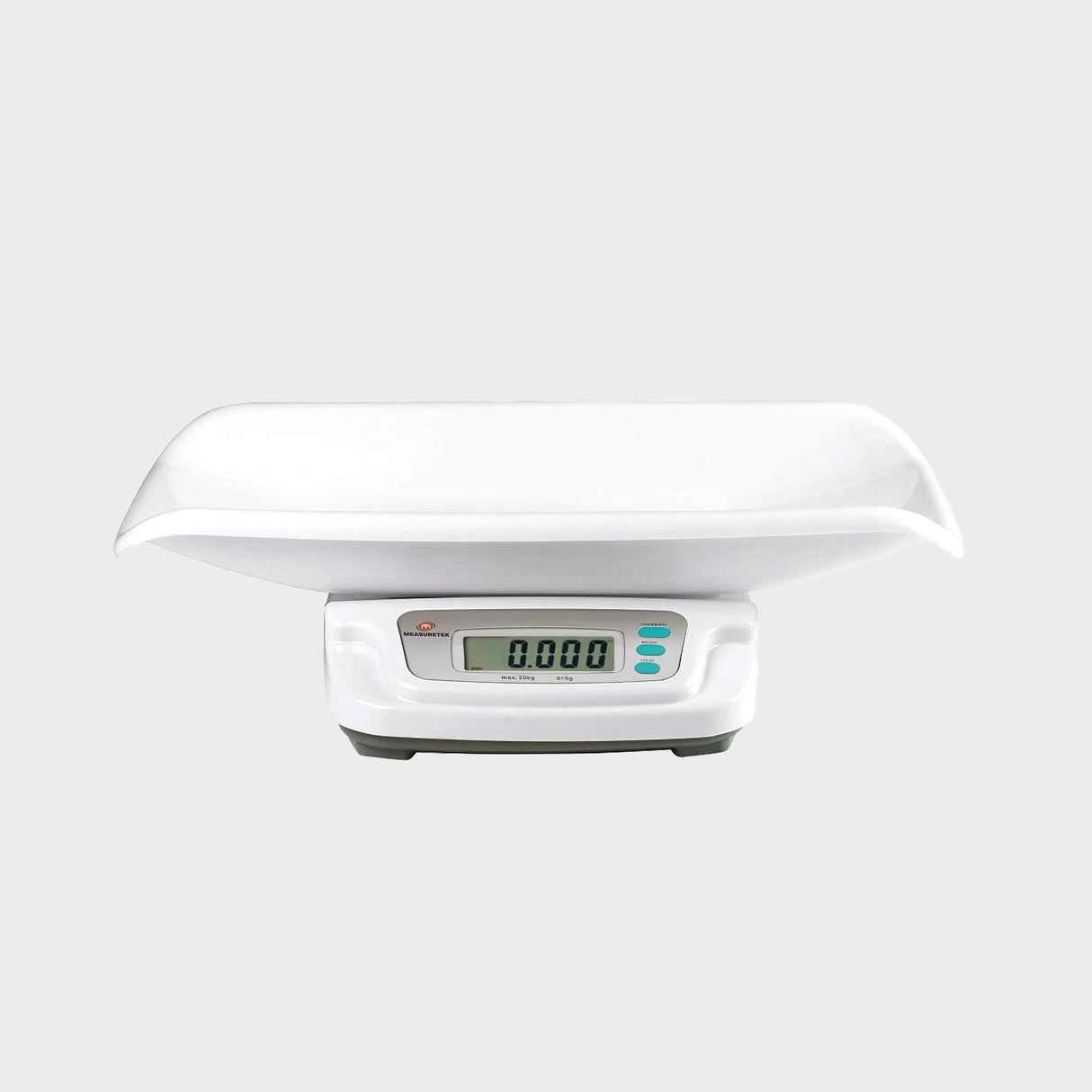 Easy-to-use ECB-B baby scale with three-button control (ON/ZERO, MODE, MEM)