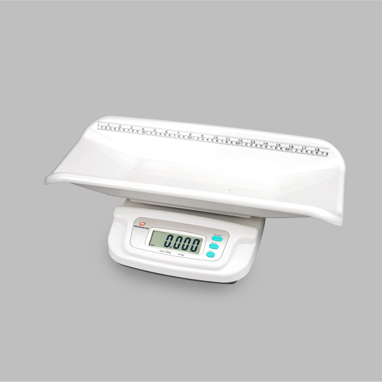 ECB-B digital baby scale with LCD display and built-in measuring tape for infants