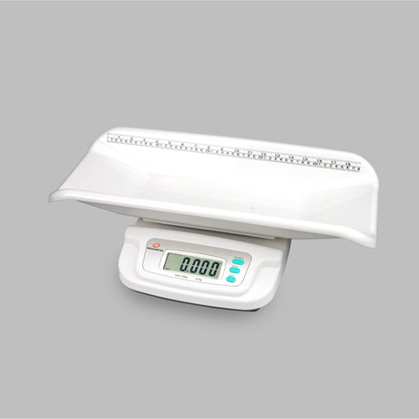 ECB-B digital baby scale with LCD display and built-in measuring tape for infants