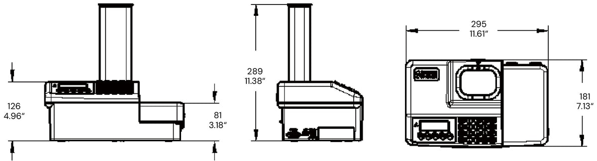 EGP Auto Powder Dispenser-Dimensions