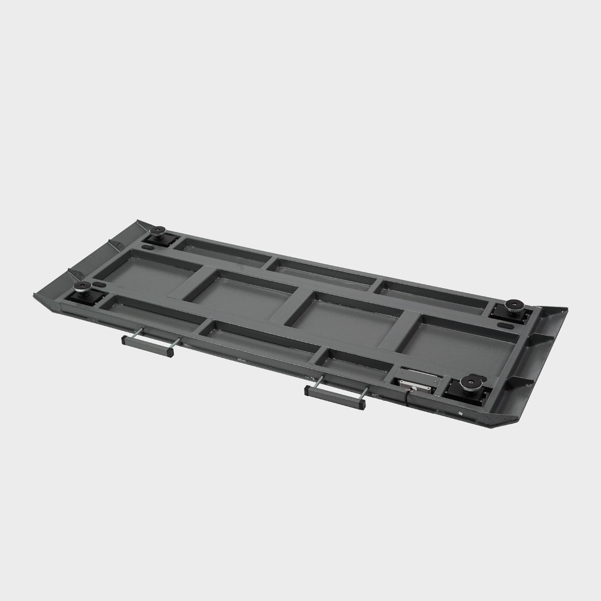 Low-profile floor scale with 4 aluminum load cells