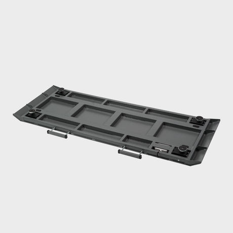 Low-profile floor scale with 4 aluminum load cells
