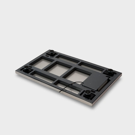 Low-profile animal scale with 4 aluminum load cells