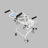 EH-FCD Electronic Chair Scale with Liftable Armrests & Fold-up Footrests / Sitted Medical Scale / 660lb Capacity