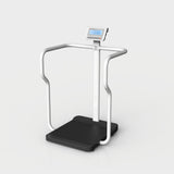 EH-HD handrail scale with sturdy steel frame and non-slip platform for patient safety