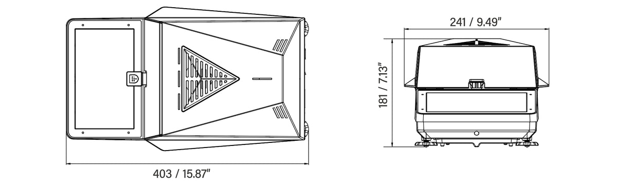 EH-MX-T7 Moisture Tester-Dimensions