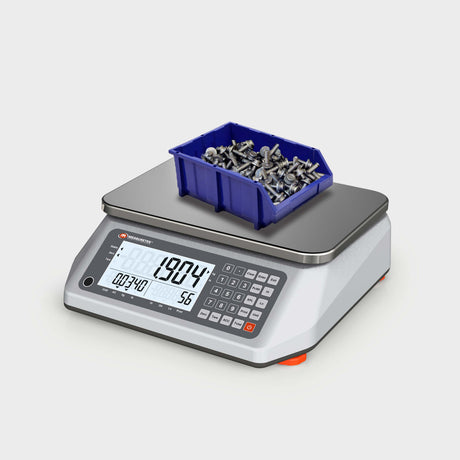 EHC-CB Industrial Counting Scale - Large Backlit LCD Shows Piece/Total Weight & QTY