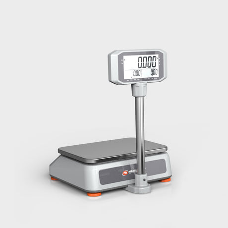 Dual large LCD displays - Clear transaction info for both operator & customer