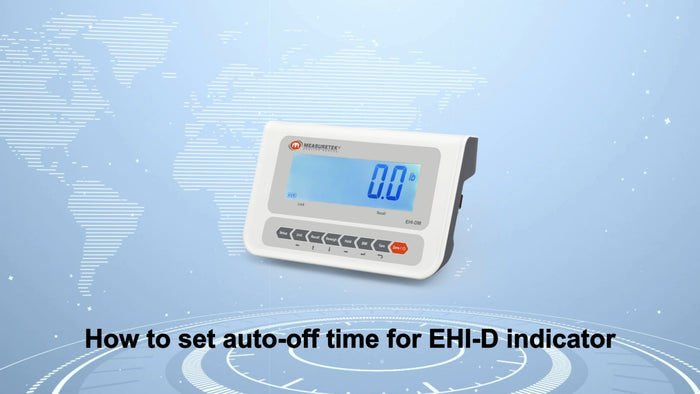 How to set auto-off time for EHI-D indicator