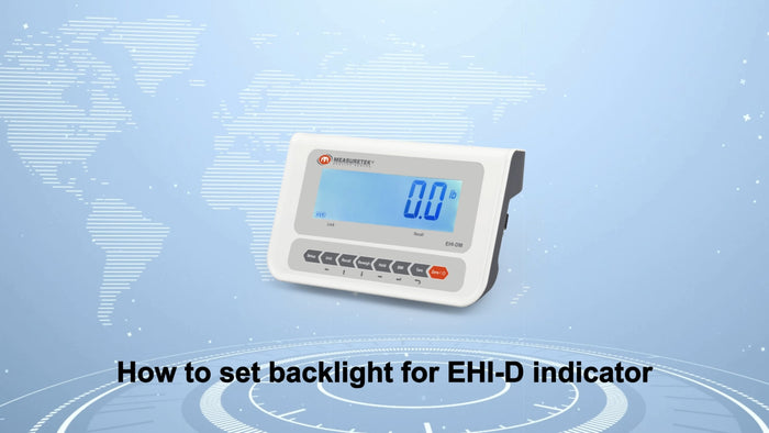 How to set backlight for EHI-D indicator