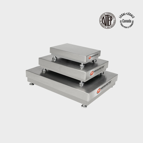 Durable EHP-SS weighing platforms with NTEP-approved load cells