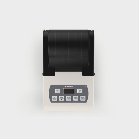 ISO/GLP compliant lab printer showing multiple printing mode options
